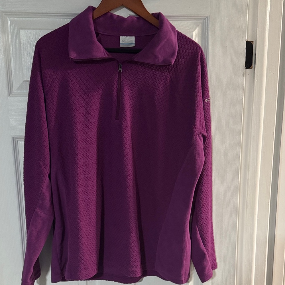 Columbia Purple Fleece Pullover